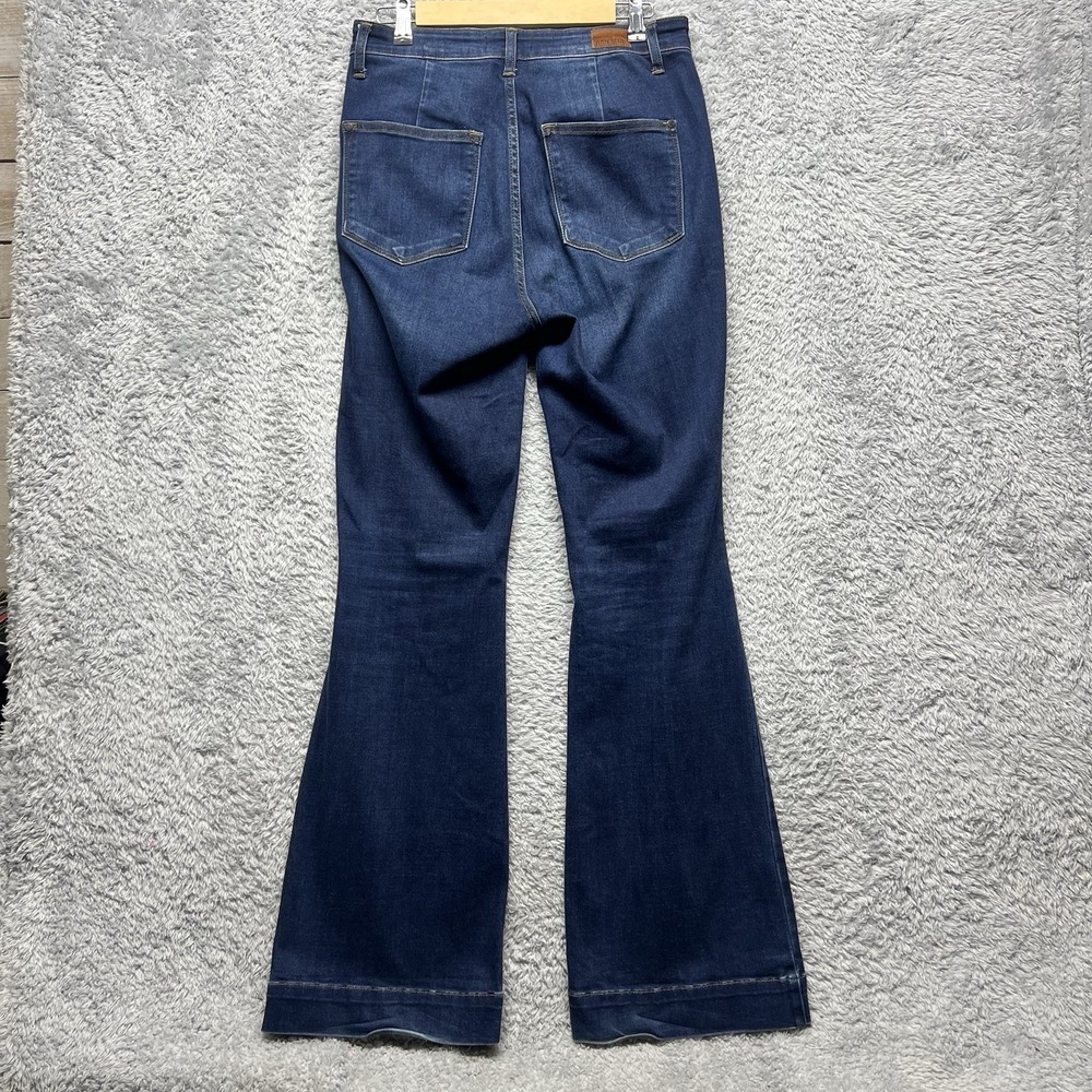 Judy Blue Flare Jeans Womens 9/29 Blue Stretch Comfort JB82196DK Pockets